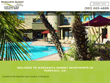 Tablet Screenshot of margaritasummitapartments.com